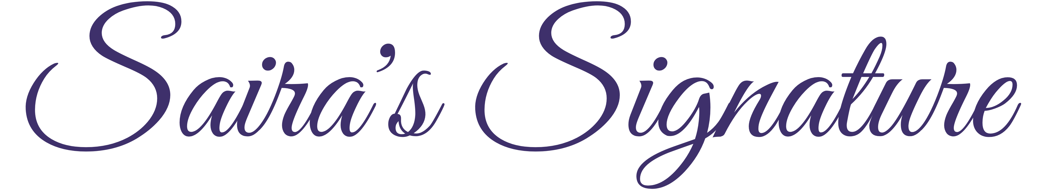 Saira's Signature Logo